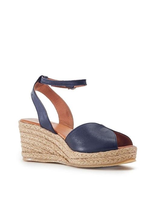 Moda In Pelle Blue Kiona Leather