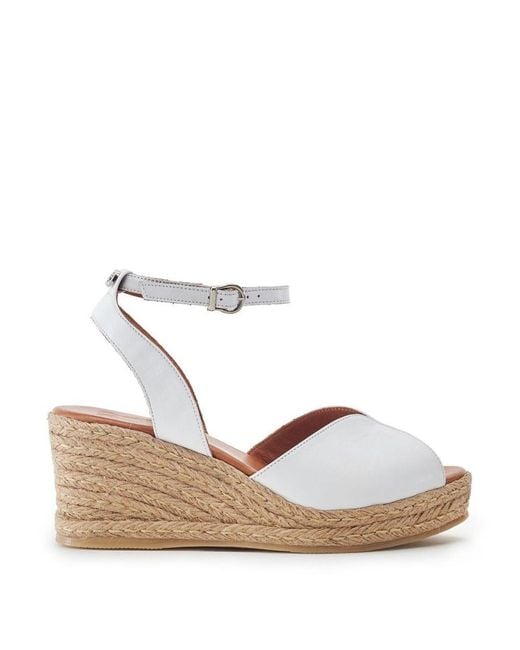 Moda In Pelle White Kiona Off Leather
