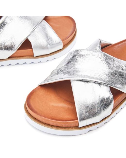 Moda In Pelle Metallic Oddelia Leather