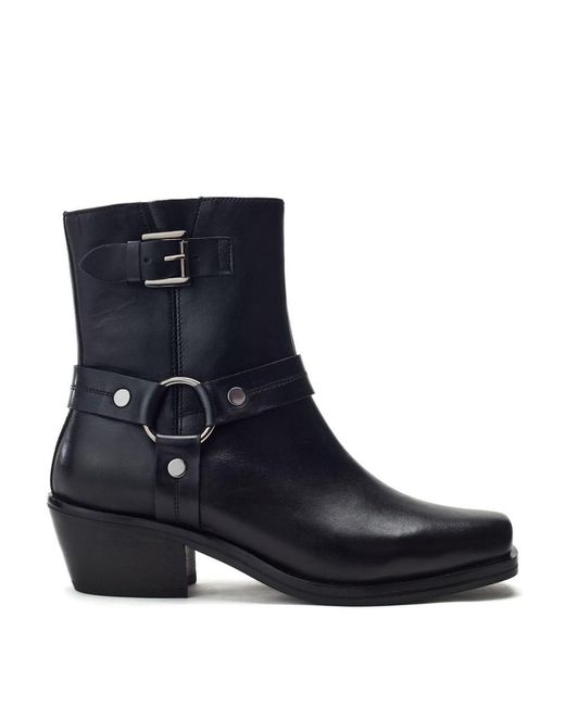Shoon Blue Sh Gee Leather