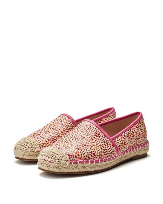 Moda In Pelle Pink Helio Raffia