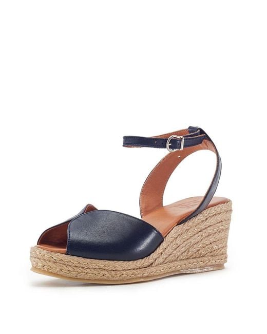 Moda In Pelle Blue Kiona Leather