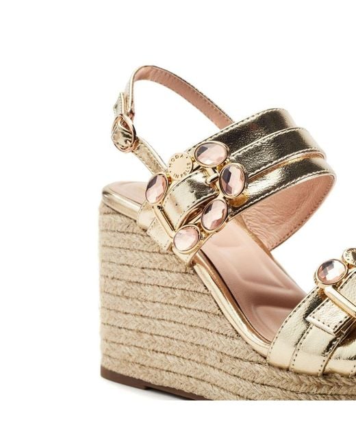 Moda In Pelle Metallic Moyra Champagne Porvair