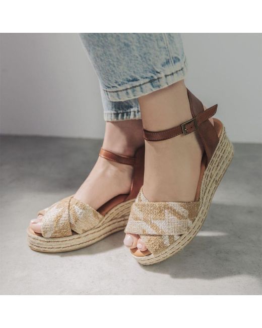 Moda In Pelle Brown Kassia Textile