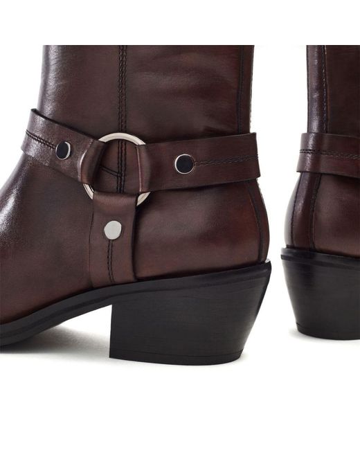Shoon Brown Sh Gee Dark Leather