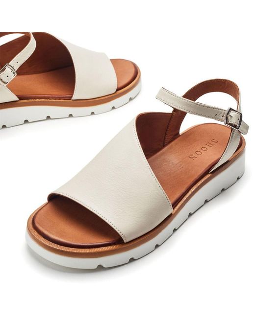 Shoon Brown Sh Moire Off Leather
