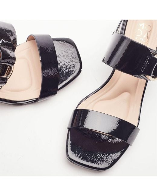 Moda In Pelle Blue Noni Patent