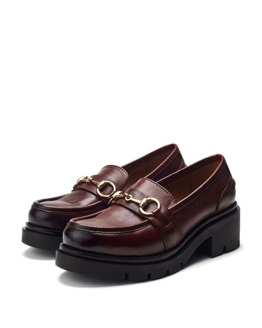Moda In Pelle Purple Elsana Leather