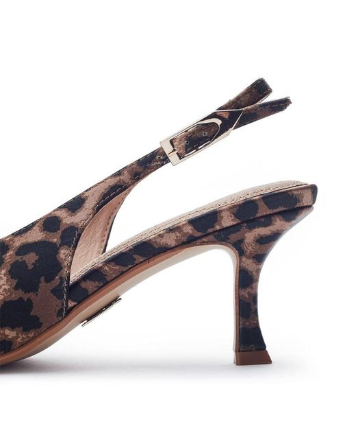 Moda In Pelle Blue Gallia Leopard Satin