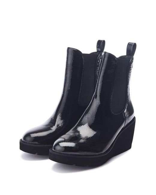 Moda In Pelle Blue Allby Patent