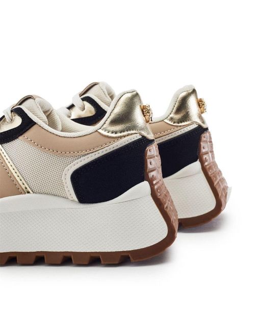 Moda In Pelle Blue Demee Mix Alcantara