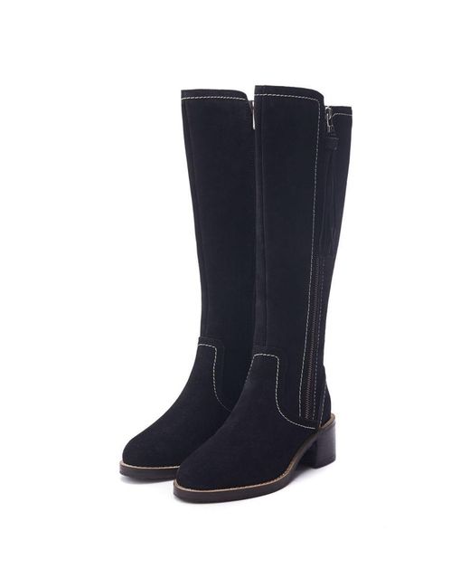 Moda In Pelle Blue Rodell Suede