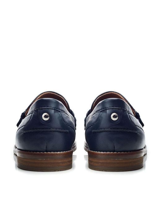 Moda In Pelle Blue Espelette Leather