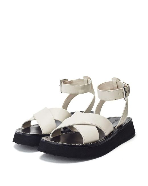 Shoon White Sh Larise Off Leather