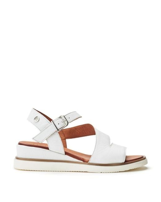 Moda In Pelle White Kapur Leather