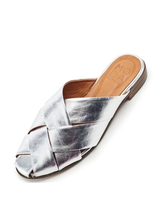 Moda In Pelle Brown Faylia Leather