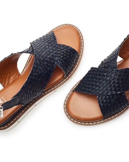 Moda In Pelle Blue Keela Leather