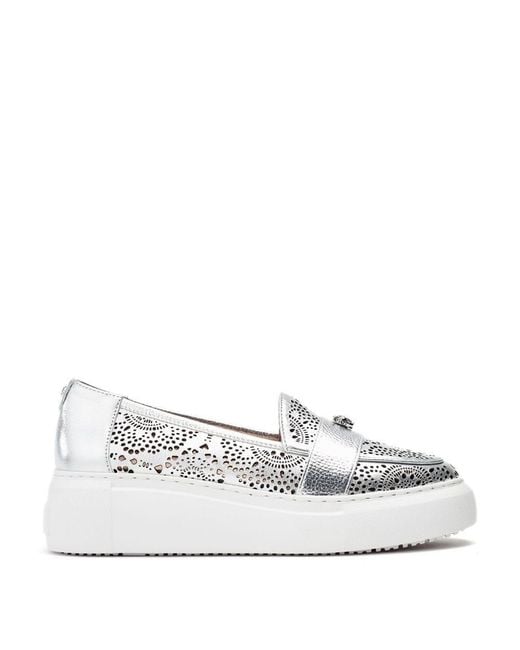 Moda In Pelle White Eudia Leather