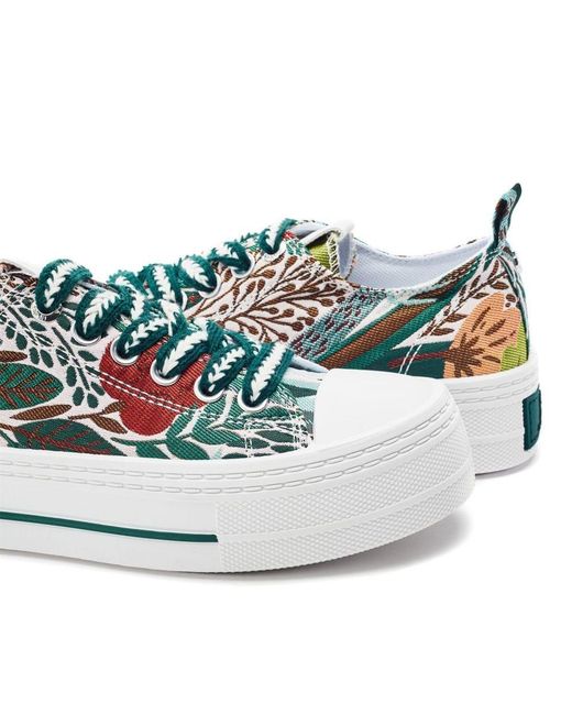 Moda In Pelle Blue Betta Print Textile