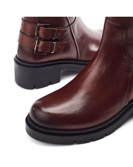 Shoon Red Sh Andi Leather