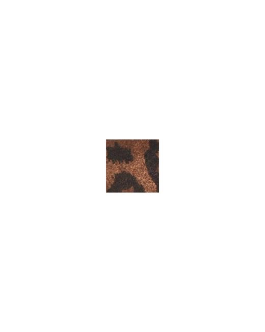 Moda In Pelle Brown Bezzie Dark Leopard Suede