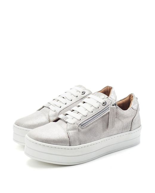 Moda In Pelle Gray Abbee Leather