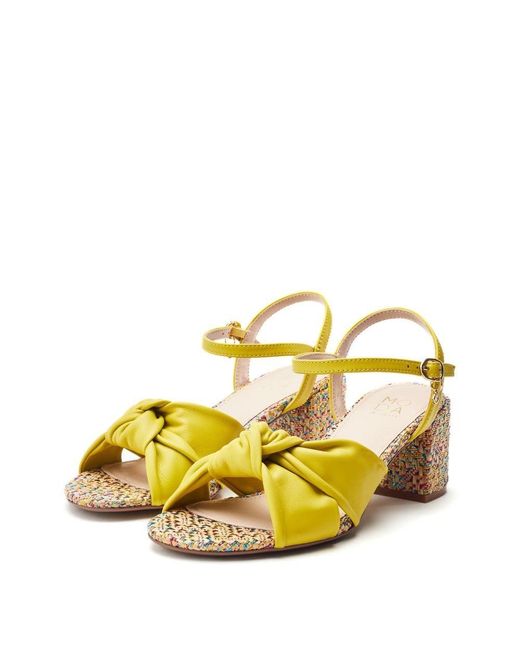 Moda In Pelle Yellow Mokara Leather
