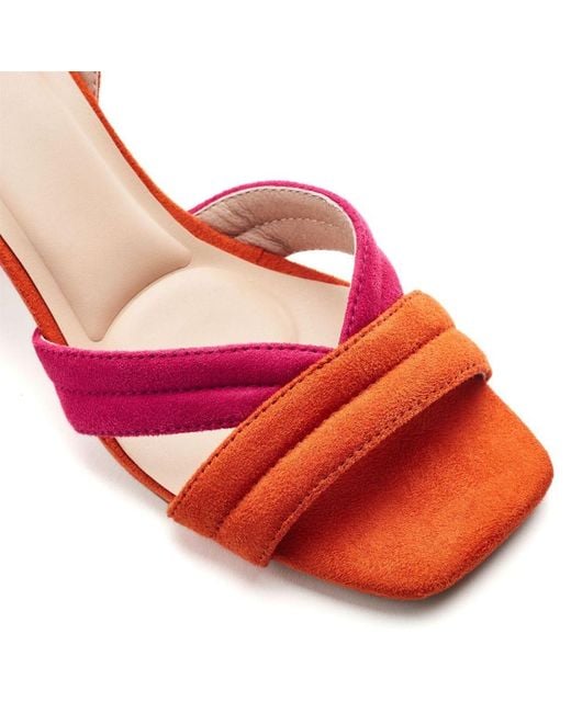 Moda In Pelle Red Madelia- Alcantara