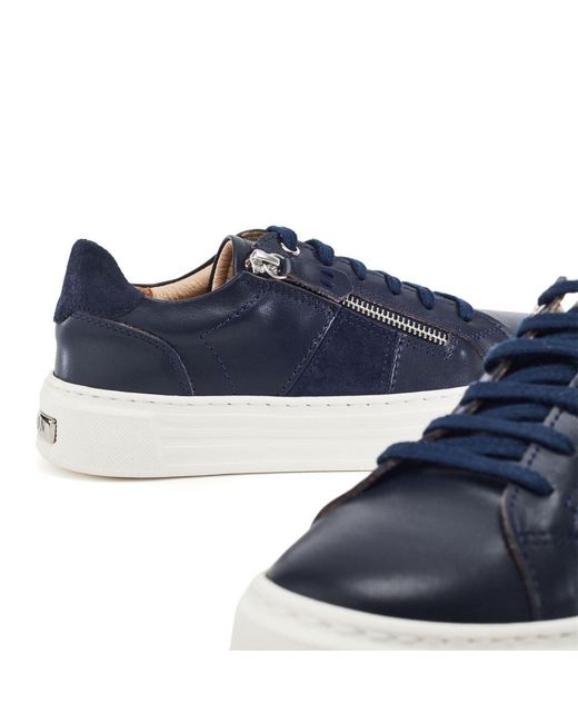 Shoon Blue Sh Ely Leather
