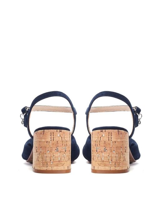 Moda In Pelle Blue Mokara Suede