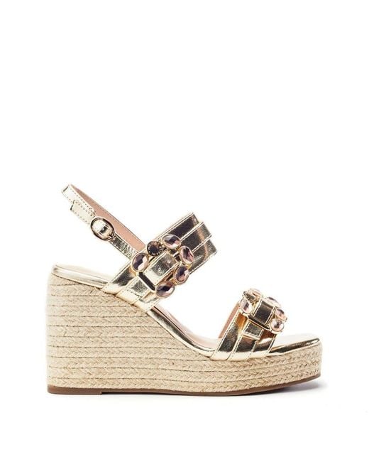 Moda In Pelle Metallic Moyra Champagne Porvair