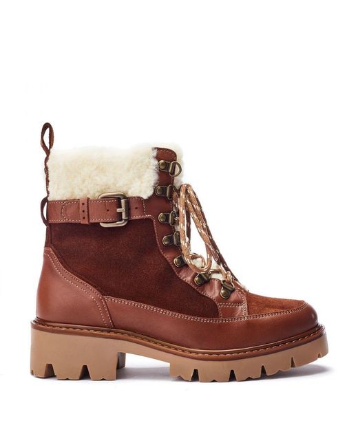Moda In Pelle Brown Ottavia Leather