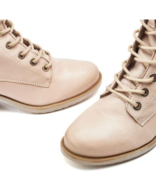 Moda In Pelle Natural Bezzy Cream Leather