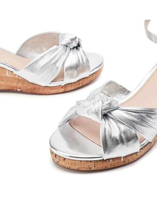 Moda In Pelle White Muscari Leather