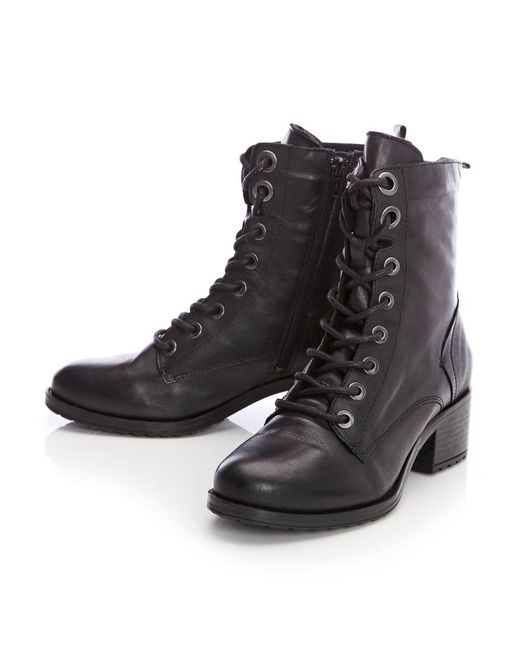 Moda In Pelle Black Bezzie Leather