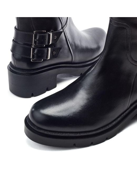 Shoon Blue Sh Andi Leather