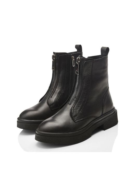 Shoon Black Sh Sacoma Leather