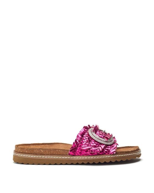 Moda In Pelle Pink Jarilla Leather