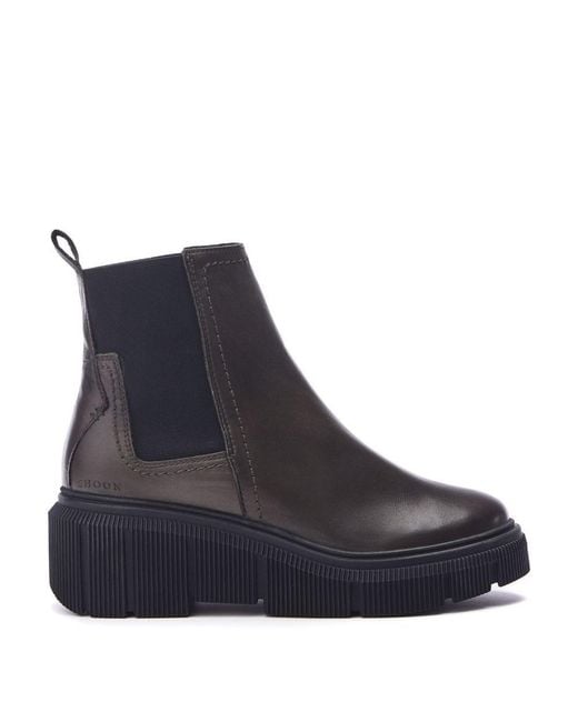 Shoon Blue Sh Otago Leather