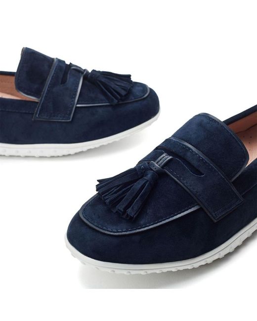 Moda In Pelle Blue Elinia Suede