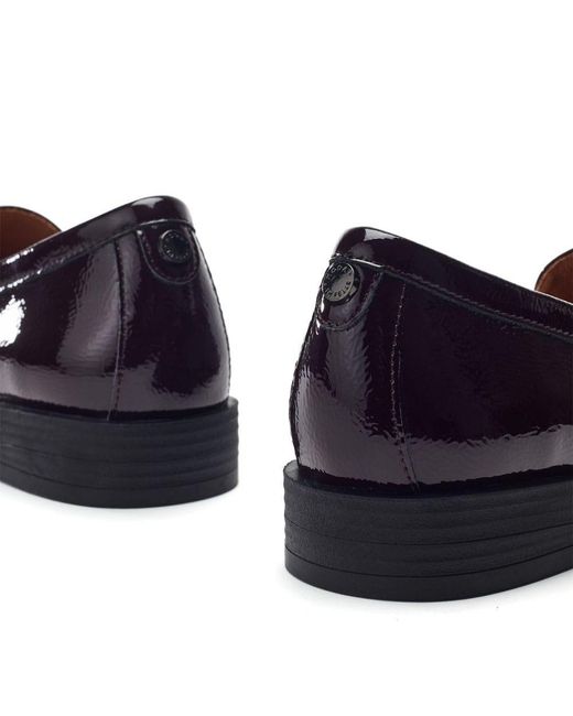 Moda In Pelle Blue Fumia Burgundy Patent Leather