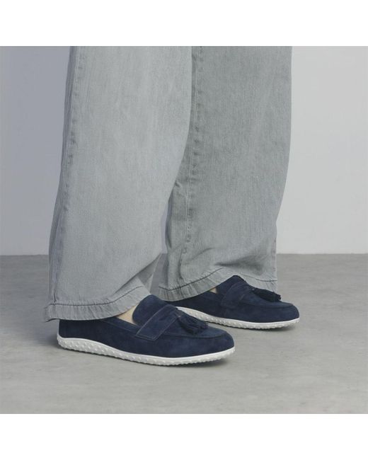 Moda In Pelle Blue Elinia Suede