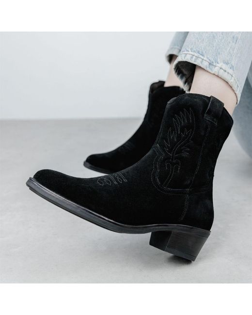 Moda In Pelle Blue Bletchley Suede