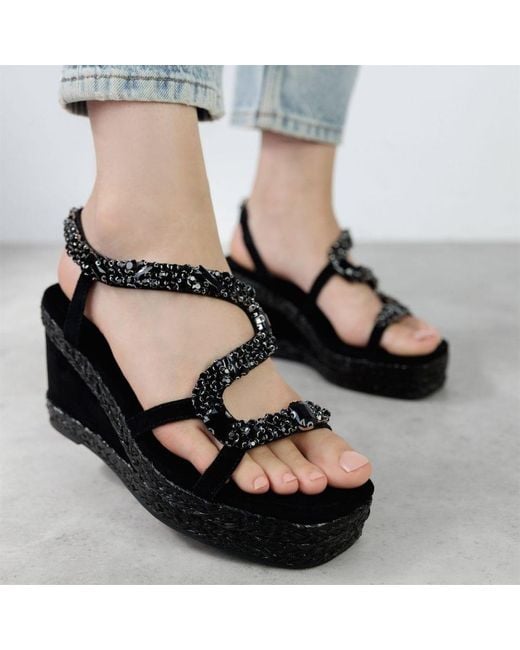 Moda In Pelle Blue Naap Metallic Leather
