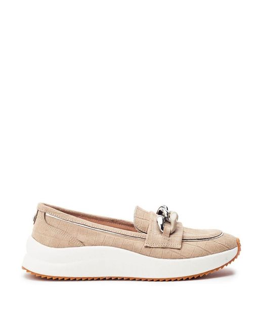Moda In Pelle Natural Sorrento Taupe Croc
