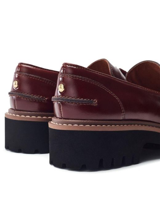 Moda In Pelle Red Emi Leather