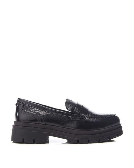 Moda In Pelle Blue Fabri Patent Leather