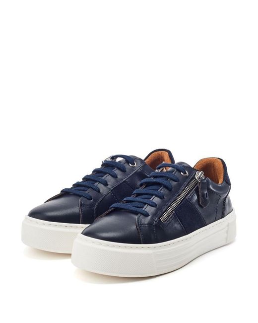 Shoon Blue Sh Ely Leather