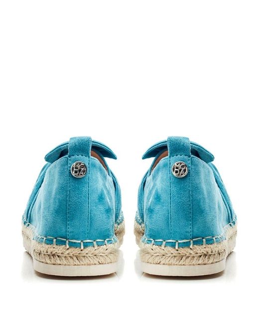 Moda In Pelle Blue Fionna Alcantara