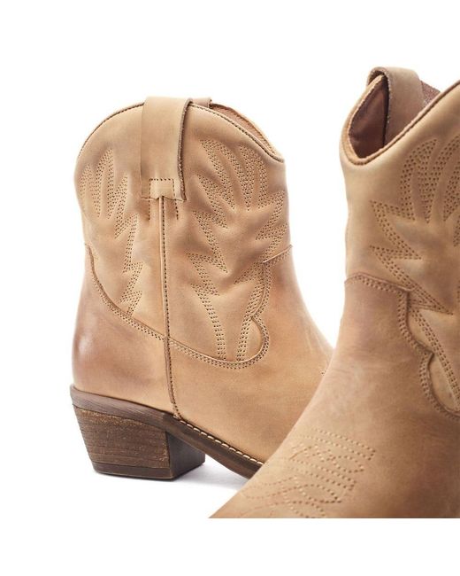 Moda In Pelle Brown Okuri Stone Leather